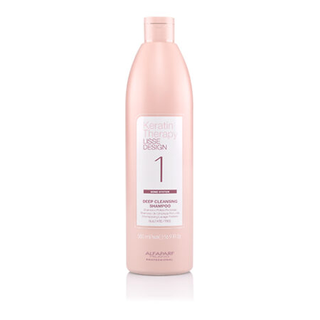 Deep Cleansing Shampoo 500ml - Keratin Therapy Lisse Design Alfaparf